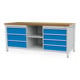 Bedrunka+Hirth Établi à caisson R 24-24 avec 7 tiroirs I×P×H 750×2000×959 mm-1