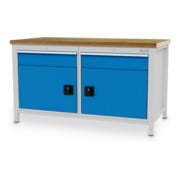 Bedrunka+Hirth Établi coffre R 24-24 avec 2 tiroirs LxPxH 1500x750x959 mm