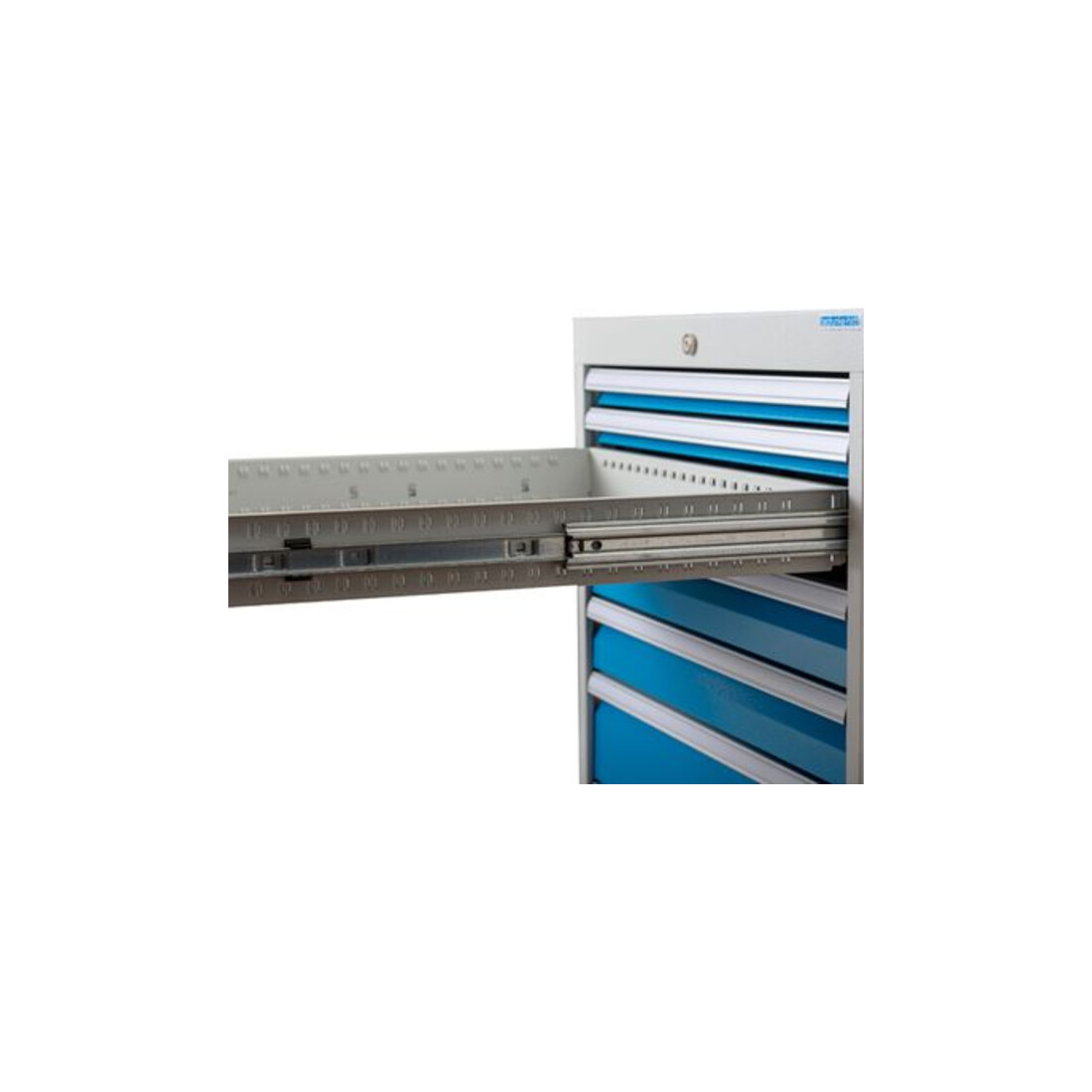 Bedrunka+Hirth Établi de rangement Série 2000/500 avec 8 tiroirs I×P×H 2000x750x959 mm