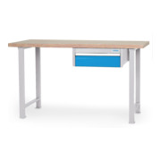 Bedrunka+Hirth Établi en série avec bloc tiroirs suspendus et 1 tiroir, I×P×H 1500x750x859 mm