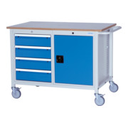 Bedrunka+Hirth Établi mobile type 1250 M avec 2 caissons type 500