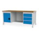 Bedrunka+Hirth Établi R 18-24 avec 4 tiroirs 1x150 mm 3x200 mm I×P×H 750×2000×959 mm