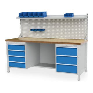 Bedrunka+Hirth Établi R 18-24 avec 7 tiroirs I×P×H 750x2000x859 mm