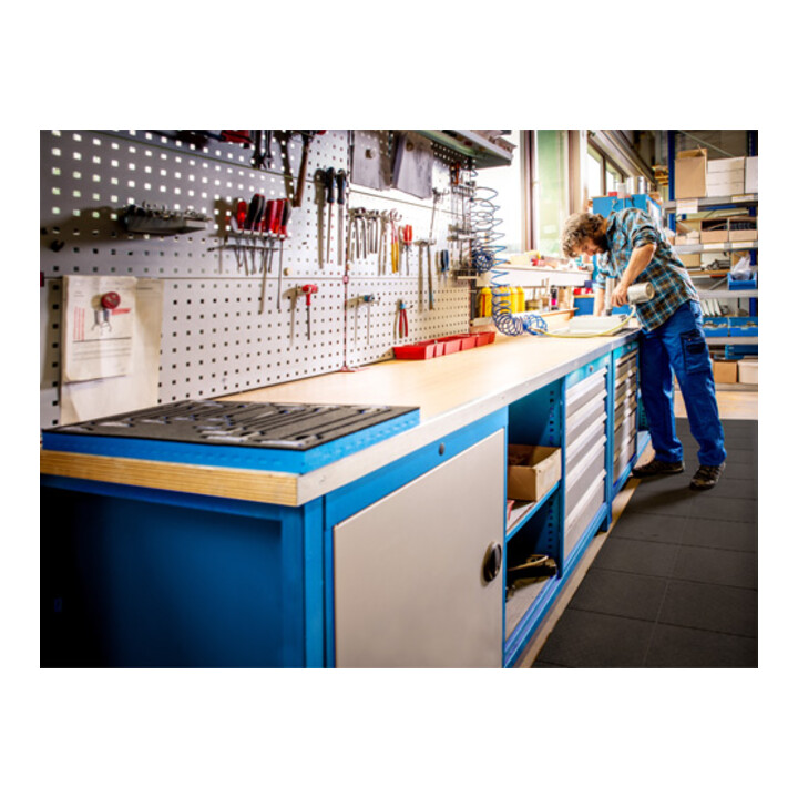 Bedrunka+Hirth Établi R 18-24 Profondeur 750 mm 8 tiroirs