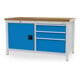 Bedrunka+Hirth Établi R 24-24 avec 3 tiroirs et porte L×P×H 1500x750x959 mm
