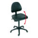 Bedrunka+Hirth Fauteuil de travail pivotant mousse PU hauteur 470-670 mm-1