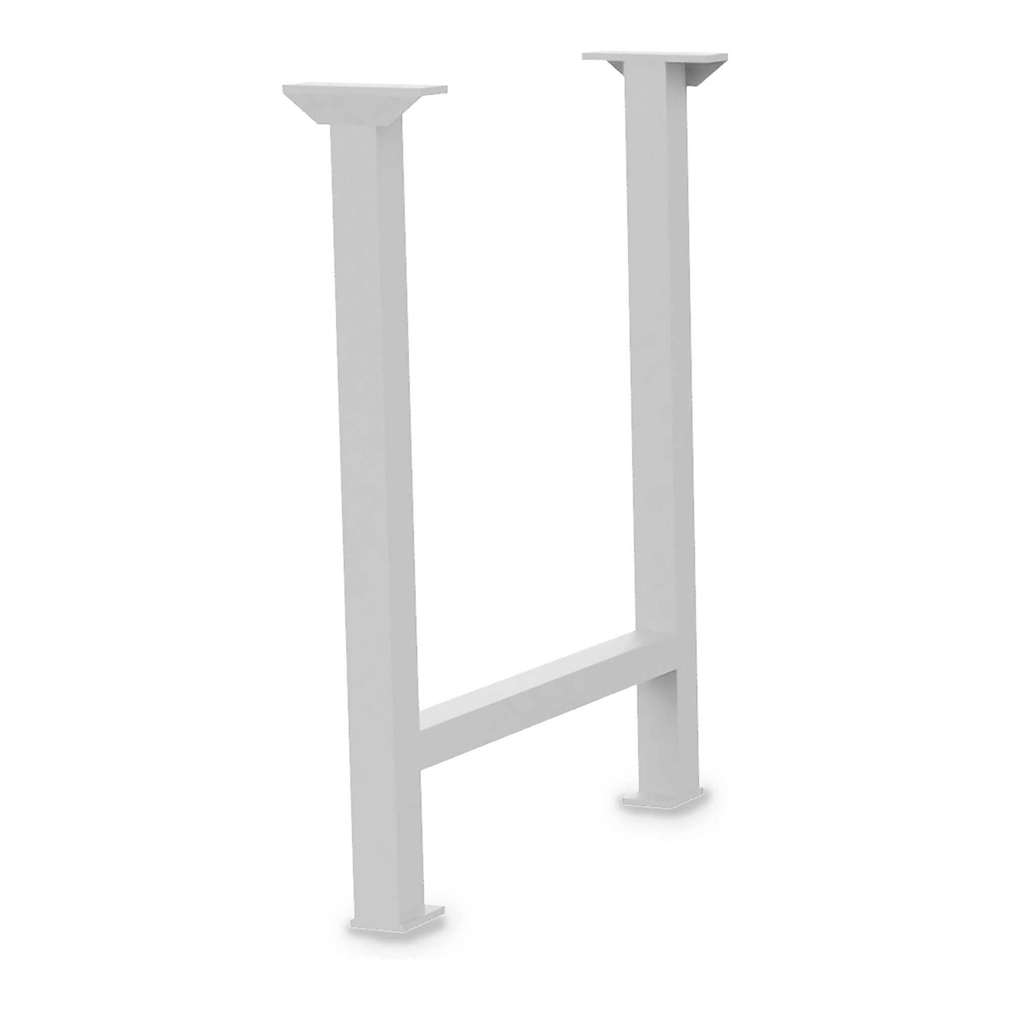 Bedrunka+Hirth Fußgestell aus Vierkantrohr BxTxH 150 x 650 x 819 mm