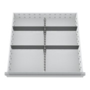 Bedrunka+Hirth Insert de tiroir Série 700 avec compartiments métalliques