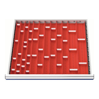 Bedrunka+Hirth Insert de tiroir série 700 plaques à creux avec creux