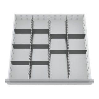 Bedrunka+Hirth Insert de tiroir Série 700, rails centraux avec cloisons (138BLH100A)