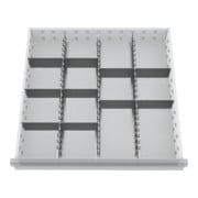 Bedrunka+Hirth Insert de tiroir Série 700, rails centraux avec cloisons (138BLH100A)