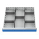 Bedrunka+Hirth Insert de tiroir Série 700, rails centraux avec cloisons pour 150 mm, 2,3 kg-1