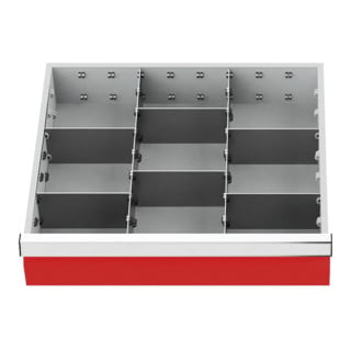 Bedrunka+Hirth Insert de tiroir série T500-4, rails moyens avec cloisons pour 100 mm