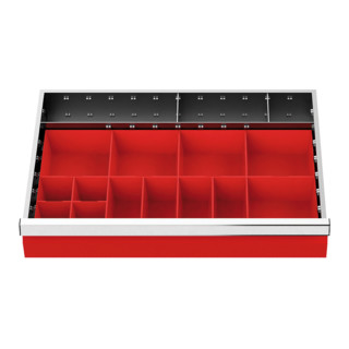 Bedrunka+Hirth Insert de tiroir Série T500-6 Boîtes à petites pièces