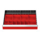 Bedrunka+Hirth Insert de tiroir Série T500-6 Boîtes à petites pièces-1