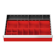 Bedrunka+Hirth Insert de tiroir Série T500-6 Boîtes à petites pièces