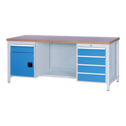 Bedrunka+Hirth Kastenwerkbank 2000 mit 5 Schubladen und 1 Flügeltür