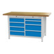 Bedrunka+Hirth Kastenwerkbank R 18-24 mit 8 Schubladen BxTxH 1500x750x959 mm