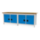 Bedrunka+Hirth Kastenwerkbank R 18-24 Tiefe 750mm 4 Schubladen 4 Flügeltüren