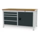 Bedrunka+Hirth Kastenwerkbank R 24-24 1500 mm 4x Schublade 1x Flügeltüre