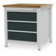 Bedrunka+Hirth Kastenwerkbank R 24-24 810 mm 3x Schublade