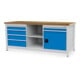 Bedrunka+Hirth Kastenwerkbank R 24-24 Tiefe 750 mm 6 Schubladen 1 Flügeltür