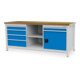 Bedrunka+Hirth Kastenwerkbank R 24-24 Tiefe 750 mm 6 Schubladen 1 Flügeltür