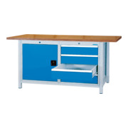 Bedrunka+Hirth Kastenwerkbank Serie 1500/500, 4 Schubladen
