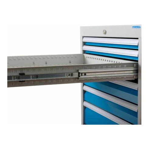 Bedrunka+Hirth Kastenwerkbank Serie 2000/500 mit 8 Schubladen BxTxH 2000x750x959 mm