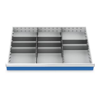 Bedrunka+Hirth Metalleinteilung Set 10-teilig R 36-24 900 x 600 mm