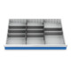 Bedrunka+Hirth Metalleinteilung Set 10-teilig R 36-24 900 x 600 mm