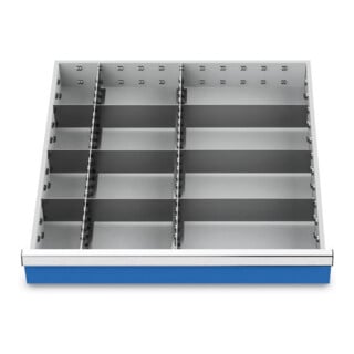 Bedrunka+Hirth Metalleinteilung Set 11-teilig R 24-24 600 x 600 mm