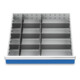 Bedrunka+Hirth Metalleinteilung Set 11-teilig R 24-24 600 x 600 mm