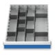 Bedrunka+Hirth Metalleinteilung Set 12-teilig R 18-24 450 x 600 mm