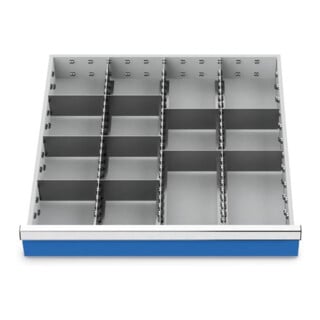 Bedrunka+Hirth Metalleinteilung Set 13-teilig R 24-24 600 x 600 mm