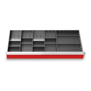 Bedrunka+Hirth Metalleinteilung Set 14-teilig R 36-16 900 x 400 mm
