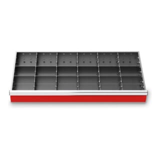 Bedrunka+Hirth Metalleinteilung Set 17-teilig R 36-16 900 x 400 mm