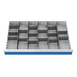 Bedrunka+Hirth Metalleinteilung Set 20-teilig R 36-24 900 x 600 mm