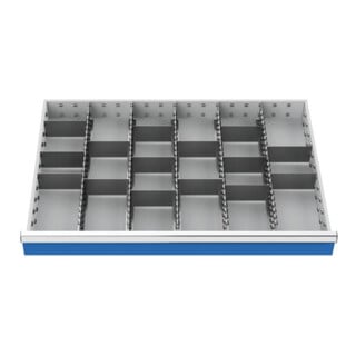 Bedrunka+Hirth Metalleinteilung Set 20-teilig R 36-24 900 x 600 mm
