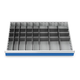 Bedrunka+Hirth Metalleinteilung Set 31-teilig R 36-24 900 x 600 mm