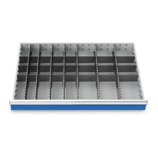 Bedrunka+Hirth Metalleinteilung Set 31-teilig R 36-24 900 x 600 mm