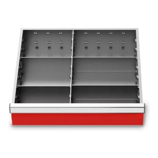 Bedrunka+Hirth Metalleinteilung Set 5-teilig R 18-16 450 x 400 mm