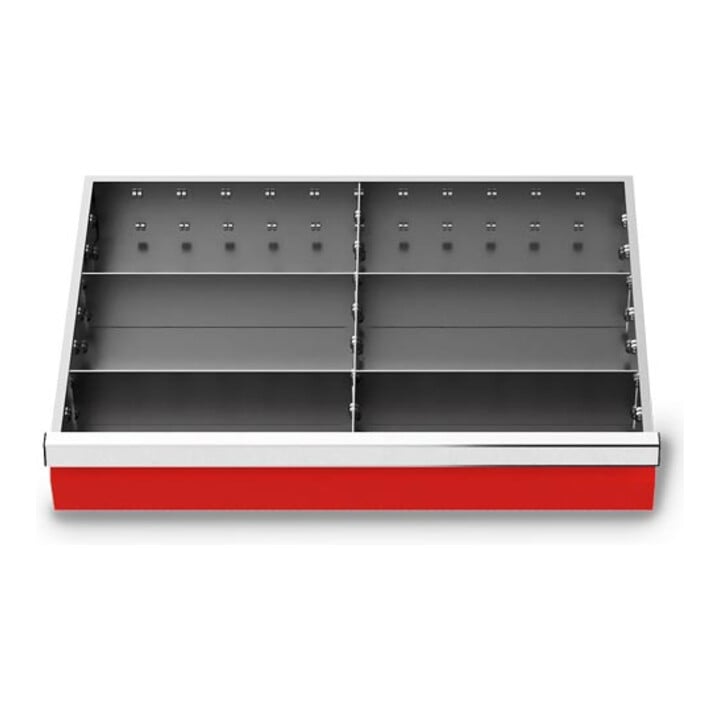 Bedrunka+Hirth Metalleinteilung Set 5-teilig R 24-16 600 x 400 mm