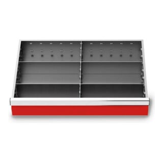 Bedrunka+Hirth Metalleinteilung Set 5-teilig R 24-16 600 x 400 mm