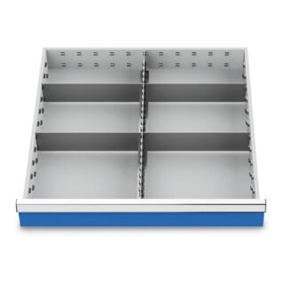 Bedrunka+Hirth Metalleinteilung Set 5-teilig R 24-24 600 x 600 mm
