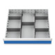 Bedrunka+Hirth Metalleinteilung Set 7-teilig R 24-24 600 x 600 mm