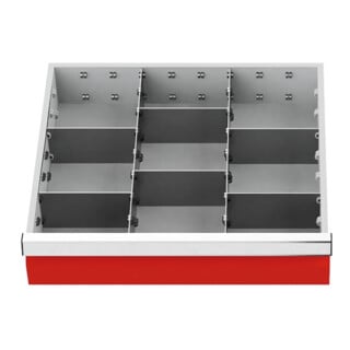 Bedrunka+Hirth Metalleinteilung Set 8-teilig R 18-16 450 x 400 mm
