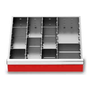 Bedrunka+Hirth Metalleinteilung Set 9-teilig R 18-16 450 x 400 mm