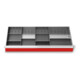 Bedrunka+Hirth Metalleinteilung Set 9-teilig R 36-16 900 x 400 mm