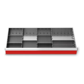 Bedrunka+Hirth Metalleinteilung Set 9-teilig R 36-16 900 x 400 mm